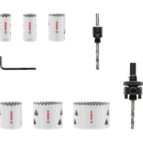 Bosch Multi Material Threaded Hole Saw Set 20 25 32 38 51 64 x 40 mm (1/5)
