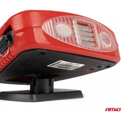 CHAUFFAGE DEGIVRANT/ VENTILATEUR AVEC POIGNEE ET LUMIERE 12V AMIO (1/5)