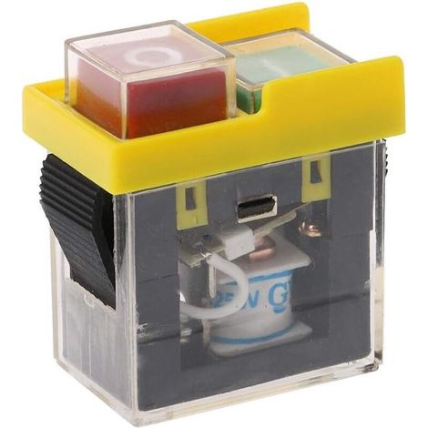 Machine de Bouton-Poussoir électromagnétique de Commutateur Magnétique Imperméable à CA 250V 6A a Vu Le Foret de Coupeur sur Off (1/5)