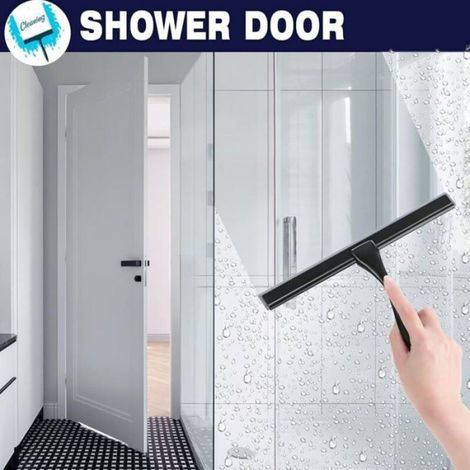 Raclette Douche - 25 4 Cm - Acier Inoxydable - Pour Miroirs Carreaux Vitres Portes De Douche - 1 Piece (1/4)