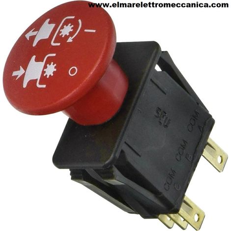 MTD Interruttore inserimento lame, 8 poli montato su MTD e Toro  330348
