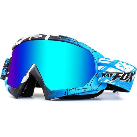 Lunettes de moto, Lunettes de vélo de saleté VTT Lunettes de sécurité anti-UV Lunettes de motocross coupe-vent anti-poussière Lunettes de moto anti-rayures pour le cyclisme Équitation/escalade/ski,ble (1/5)
