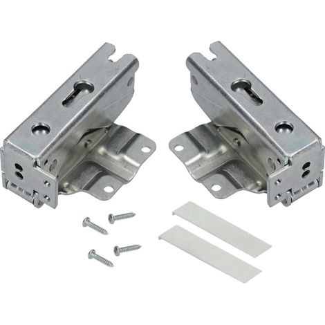 2x Trade-Shop Scharnier oben unten für Bosch KIC3240 KIC3240CH, Siemens KF24L440 KF24L440FF KI17L40 KI18L440 KI23L40 KI23L40CH KI24L460CH KI28M440