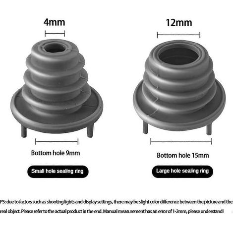 Pièces de bouchon souple en caoutchouc pour réservoir d'eau pour S8 Max Ultra/S8 MaxV Ultra/Saros 10 R/Saros 10 Accessoires pour aspirateur robot() (1/4)
