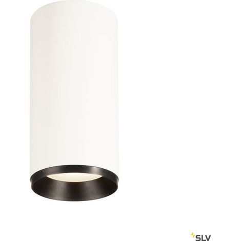 Plafonnier LED NUMINOS® L intérieur blanc/noir LED 28W 36° UGR  19 - SLV - 1004623 (1/4)