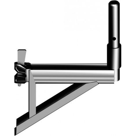Layher – Console universel à clavette pour échafaudage multidirectionnel – Charge maximale 200 dsN/m² – Pour chantiers humides – Accessoire robuste