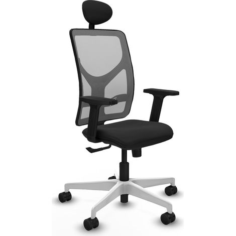 Sedia da ufficio piqueras y crespo Motilla nero similpelle (1/2)