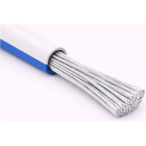 Cavo filo unipolare style 1015 H05V2-K AWG 20 bianco/blu