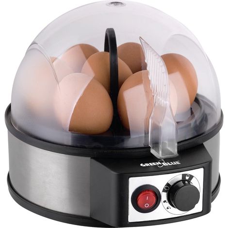 Cocedor huevos GreenBlue GB573 7 huevos 400 vatios plata