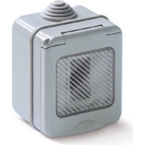 CASSETTA TONDO DA PARETE P/ESTERNO 1P IP55- 1,0 pz