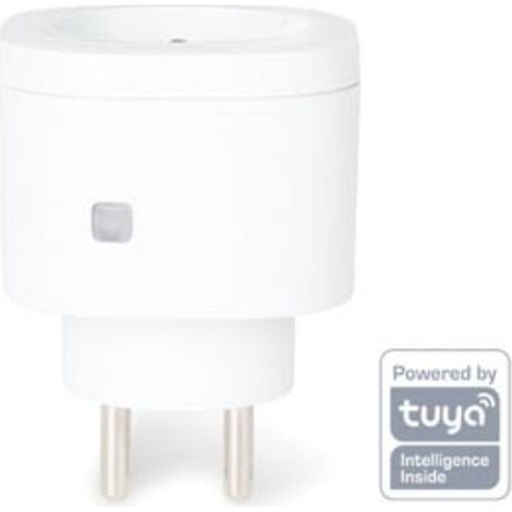 Prise Wifi - Prise Electrique Terre Francaise Type E - Compatible Tuya Alexa Google - 230 V 13 A 3000 W - 5 5 X 5 5 X 7 5 Cm - 1 Unite (1/5)