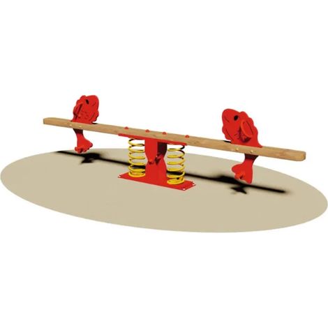 Gioco a molla Savana 878 EN 1176 H77cm 2 posti legno e multistrato Giochipark