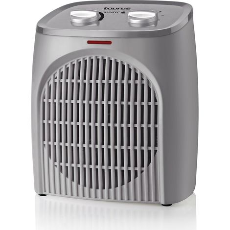 Taurus – Termoventilatore Tropicano Bagno 2000W Silenzioso Termostato Regolabile 2 Livelli di Calore Funzione Ventilatore IP21 Indicatore Luminoso Ideale per Bagni (1/5)