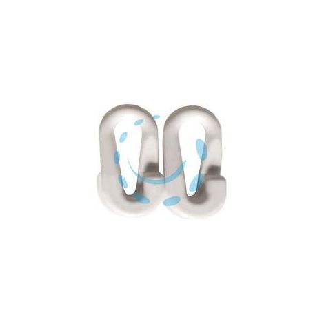 MAGLIA DI GIUNZIONE PER CATENA IN PLASTICA - ø mm.6 conf.25 pz.
