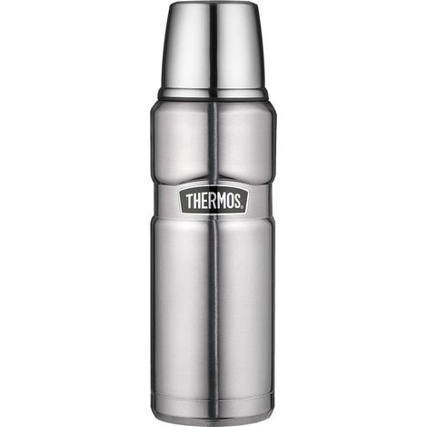 Stainless King BEVERAGE BOTTLE Edelstahl mattiert, 0,47 L