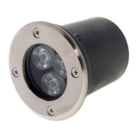 Silumen – Spot encastrable extérieur sol LED 3W 240 lumens – IP65 pour usage extérieur – Blanc chaud 3000K – 220V – Angle 18° (1/3)