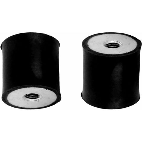 2x silent bloc femelle femelle M4x4mm M4x4mm 10x10mm anti vibration caoutchouc bâteau voiture amortisseur silencieux (1/2)