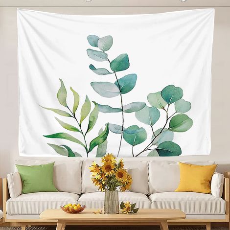 Tapisserie murale humoristique imprimée pour la décoration murale de la chambre à coucher 150x130cm (1/5)
