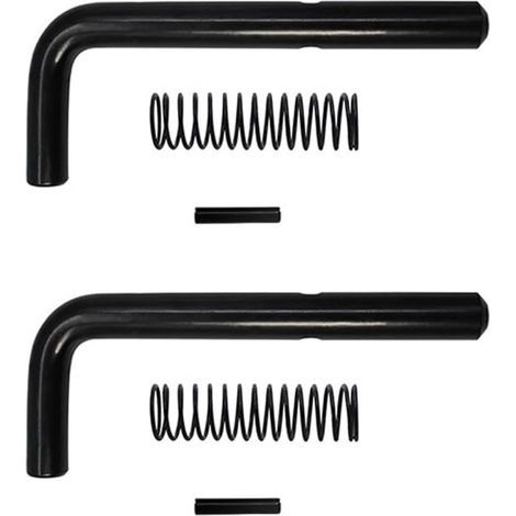 Trailer gate latch, spring latch repair kit, heavy-duty iron, rust-resistant, 6-piece set, for 819T 5XI0LGW2K 7X16HDLAND (1/5)