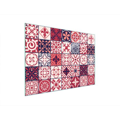 TAGLIERE IN VETRO 40x30 MOSAICO (1/5)