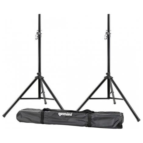 Gemini Supporto Casse Pavimento ST-PACK Set 2 Pezzi Nero 110-200 cm 90 kg