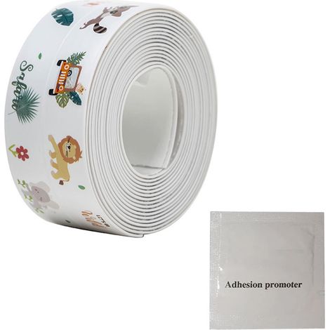 Ruban Etanche - PVC Auto-Adhésif 320 cm x 3,8 cm - Pour Joint Cuisine Salle De Bain Lavabo Évier - 1 Pièce (1/5)