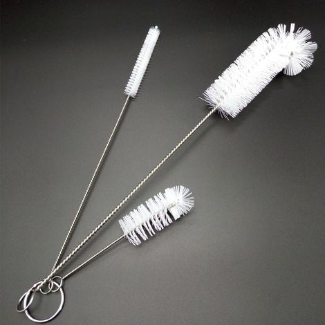 Ensemble de 3 goupillons Life & Giving, brosses de nettoyage flexibles, ensemble de brosses de nettoyage multifonctions en nylon pour la cuisine (1/5)
