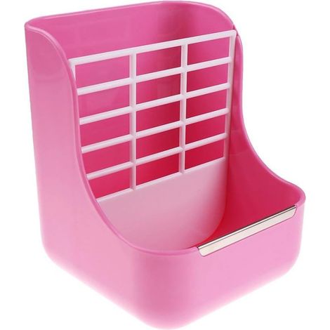 Mangeoire à foin pour lapins, cochons d'Inde et chinchillas. Gamelle en plastique pour le foin et les aliments. Compatible avec les mangeoires pour lapins, cochons d'Inde, chinchillas et autres petits (1/5)