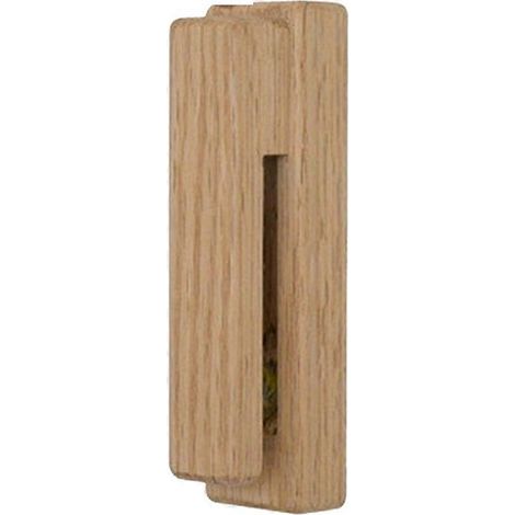 Crochets porte-serviettes muraux rustiques en bois, porte-serviettes, porte-casquettes, bande adhésive, décoration intérieure, organisation, salle de bain, cuisine, bouton (1/5)