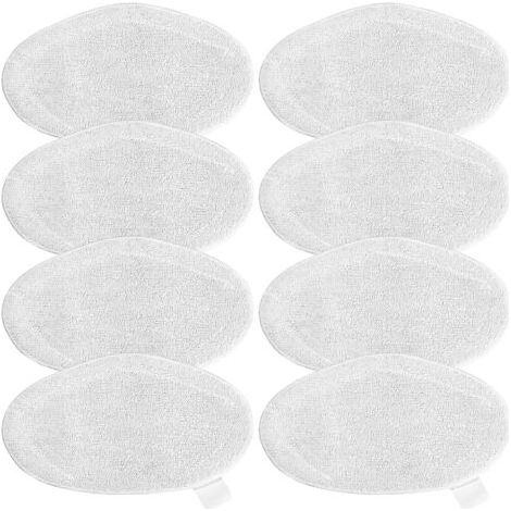 8 Pièces Serpillière Microfibre Lavable Compatible Polti Vaporetto Pour Sol Dur (1/5)