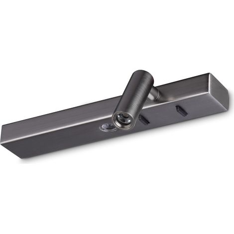 Ideal Lux BONNE NUIT Applique de lecture LED droite Nickel 3000K