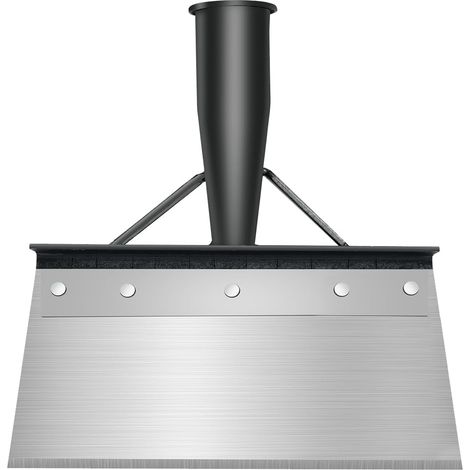 Pelle Jardinage, Outillage de Jardin, Pelle de Nettoyage Multifonctionnelle, Dispositif de Désherbage, Grattoir à Percussion, pour Espace Extérieur, Maison, Ferme(28 cm sans Poignée en Bois) (1/5)