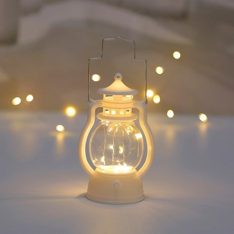 Mini-Laternen für Partydekoration und stimmungsvolle Atmosphäre, Miniatur-Leuchtlampe aus Kunststoff mit LED-Blitzlicht (1/5)