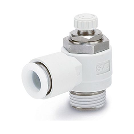 Raccord silencieux et réducteur d'échappement SMC AS3, R 1/4, 10mm ( Prix pour 1 )