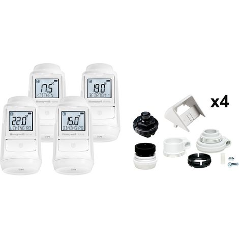Honeywell EVO-TRV4 Evohome Heizkörperthermostat-Set (1/2)