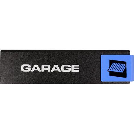 Plaque de porte Garage - Europe design 175x45mm - 4260440