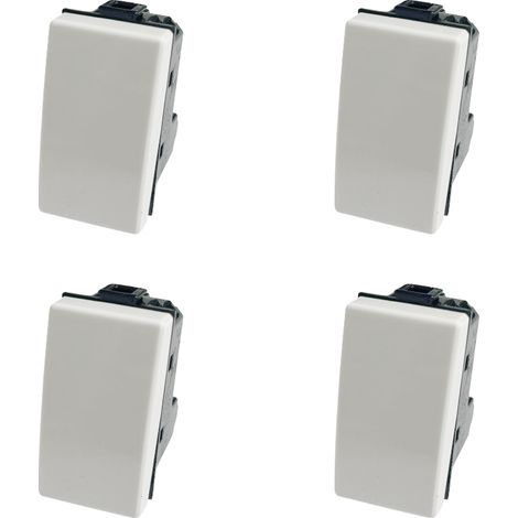 gloca 4er-Set einpolige Umleiter 16 A 250 V kompatibel mit der Matix-Serie