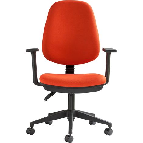 Poltrona da ufficio operativa One Up - Tessuto Rossa (1/4)
