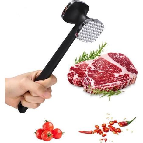 Attendrisseur de Viande - Non spécifié - Double Face - Antiadhésif - Multifonctionnel - 1 pièce (1/4)