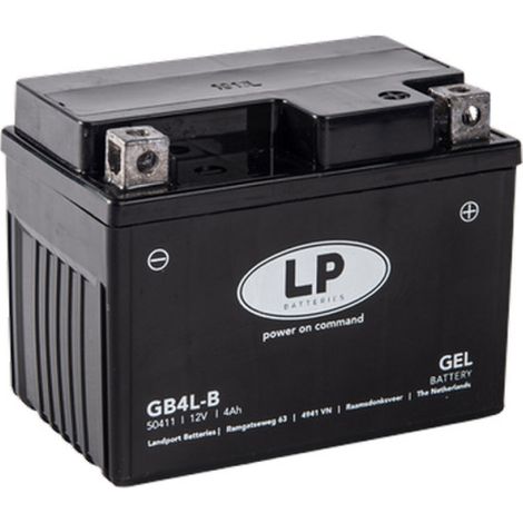 Batterie moto Landport LP GEL GB4L-B YB4L-B 12v 4ah 40A (1/3)
