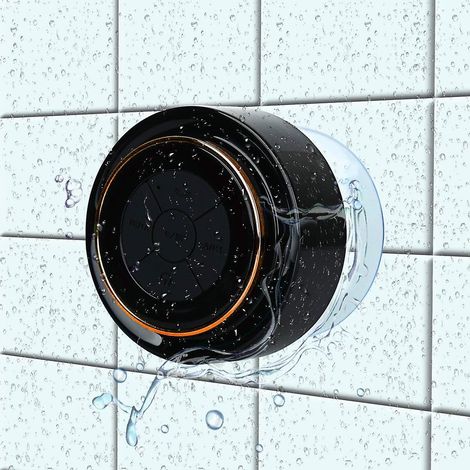 Wasserdichter Bluetooth-Duschlautsprecher für Wohnmobilreisen – kompatibel mit allen Bluetooth-Geräten, einschließlich Samsung, PC und iPhone (1/5)