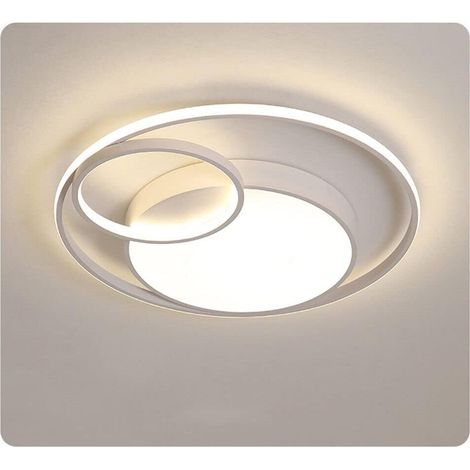 Plafoniera in acrilico, plafoniera, lampada da soffitto dimmerabile, moderna lampada a LED in acrilico lampada da soffitto per camera da letto, soggiorno, sala da pranzo, ufficio, 55w