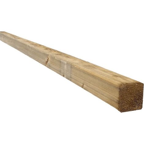 PALO QUADRATO TRAVE IN LEGNO PER ESTERNO GIARDINO PERGOLA CM 9x9x H 300 (1/2)