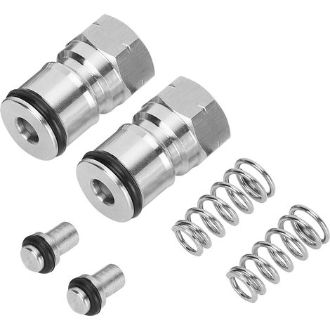 Accessoires de colonne keg ball lock en acier inoxydable 304 avec poppets et ressorts pour gaz liquide filetage femelle 19/32in‑18 (1/5)