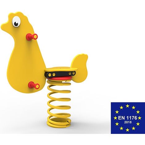PioPio a Molla in Polietilene per Parco Giochi per Bambini Standard- ITALFROM (1/3)
