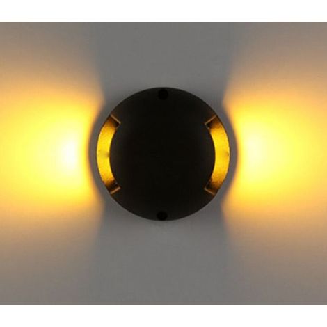 Mini Faretto LED da Incasso Segnapasso LED SMD 1W IP67 Da Esterni Calpestabile 2 uscita,naturale 4000k