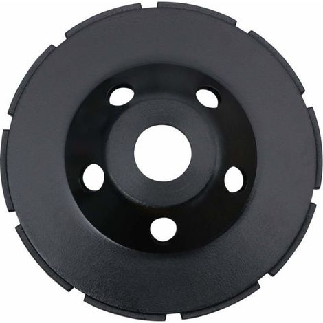 Disque Diamant Abrasif, Disque Diamant 125 à Meuler le Béton,meule Diamantée Double Rangée pour Poncer Béton,Pierre,Usage Universel (1/5)