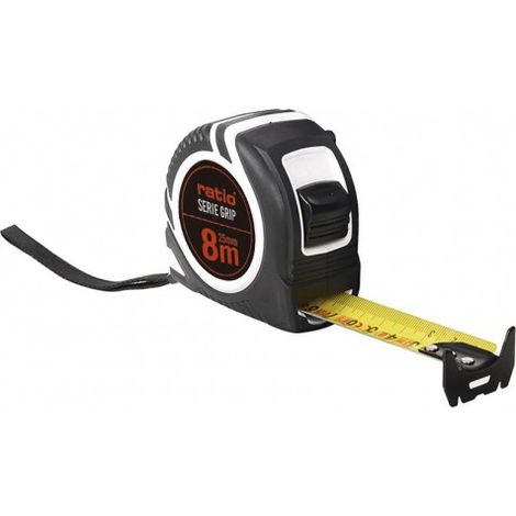 FLEXOMETRO CINTA 25/8 M. GRIP RATIO - EHLIS