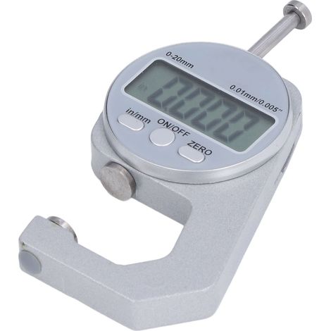 Digitales Dickenmessgerät 0-20 mm, elektronischer Messschieber mit LCD-Bildschirm (1/5)