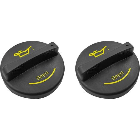 Deux bouchons de remplissage d'huile moteur - compatibles avec Accent, Elantra, Grand Prix, Santa Fe, H-1, Rio, Soul, I10, I20, I30, I40 (1/5)